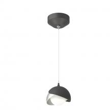 Hubbardton Forge 161183-SKT-STND-10-82-GG0711 - Brooklyn Double Shade Low Voltage Mini Pendant