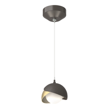 Hubbardton Forge 161183-SKT-STND-14-86-GG0711 - Brooklyn Double Shade Low Voltage Mini Pendant