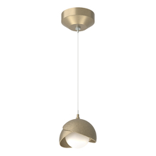 Hubbardton Forge 161183-SKT-STND-84-84-GG0711 - Brooklyn Double Shade Low Voltage Mini Pendant