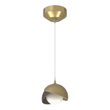 Hubbardton Forge 161183-SKT-STND-86-07-GG0711 - Brooklyn Double Shade Low Voltage Mini Pendant