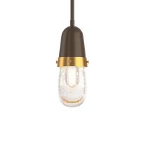 Hubbardton Forge 187000-SKT-MULT-05-BR-YG0512 - Fizz Mini Pendant