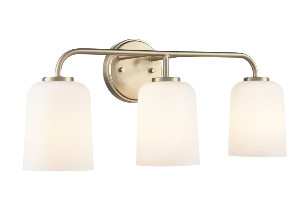 Laphia 22&#34; Wide 3-Light Vanity - Modern Gold