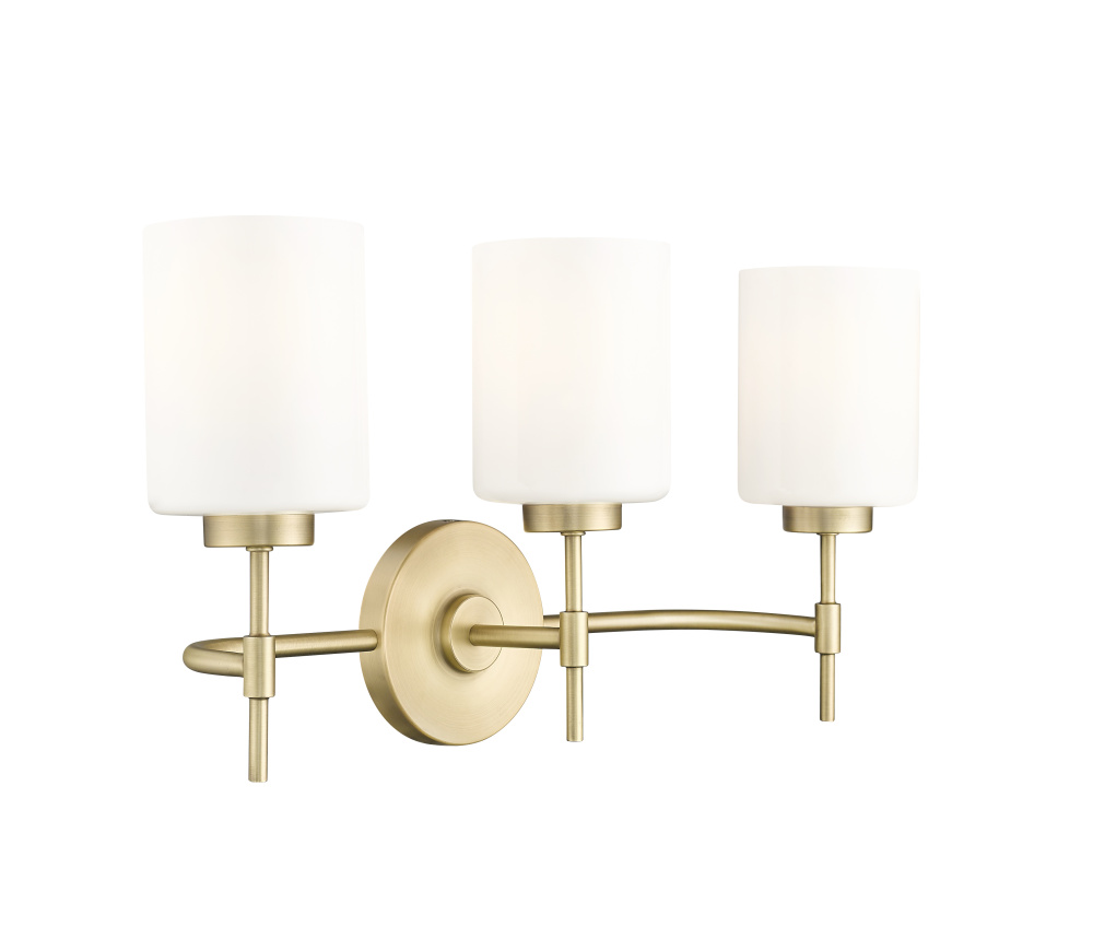 Keylee 22&#34; Wide 3-Light Vanity - Vintage Brass