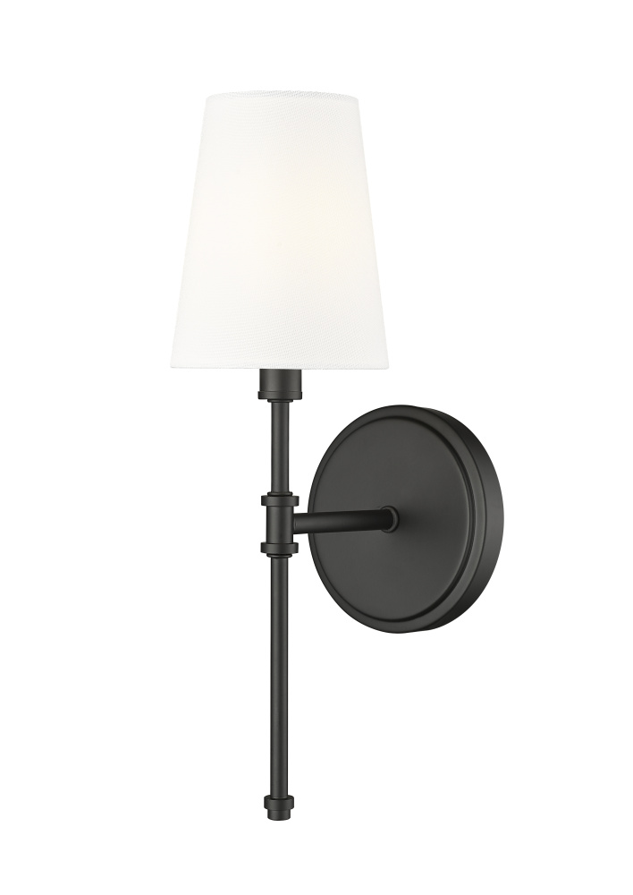 Adorra 15&#34; High 1-Light Wall Sconce - Matte Black