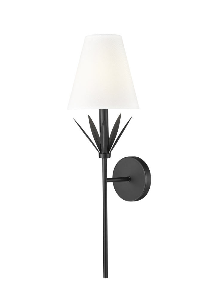 Primrose 24&#34; High 1-Light Wall Sconce - Matte Black