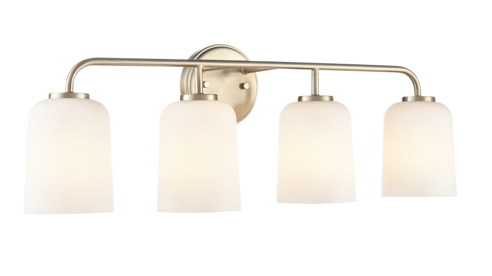 Laphia 28&#34; Wide 4-Light Vanity - Modern Gold