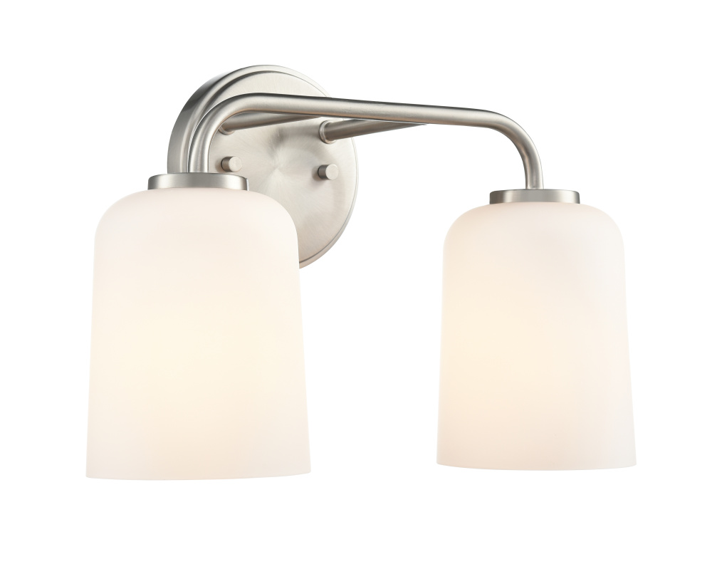 Laphia 14&#34; Wide 2-Light Vanity - Brushed Nickel