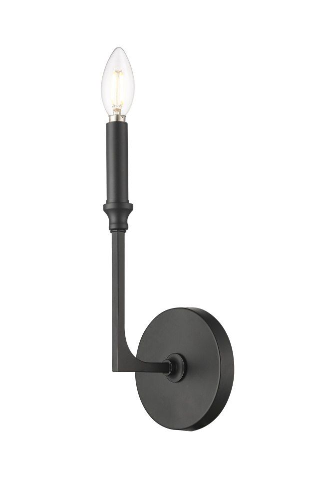 Azara 12&#34; High 1-Light Wall Sconce - Matte Black