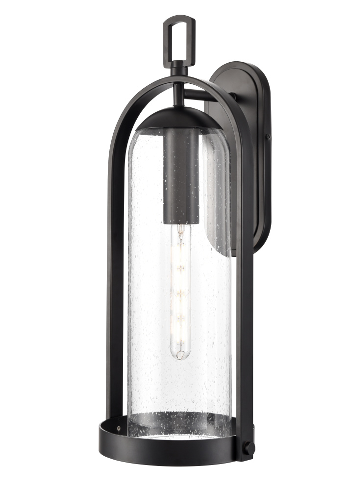 Luxio 24.75&#34; High 1-Light Outdoor Wall Sconce - Powder Coated Black