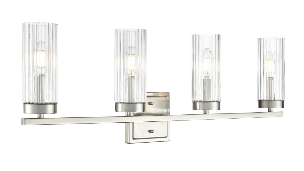 Iversen 29.75&#34; Wide 4-Light Vanity - Brushed Nickel