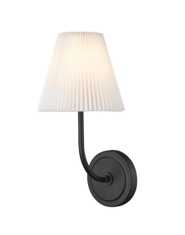 Ami 7.25&#34; Wide 1-Light Vanity - Matte Black
