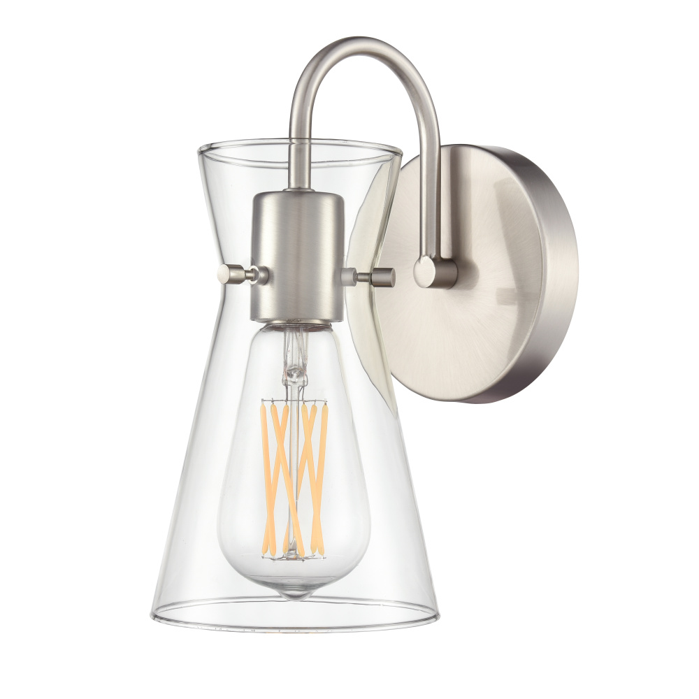 Camellia 4.75&#34; Wide 1-Light Vanity - Brushed Nickel