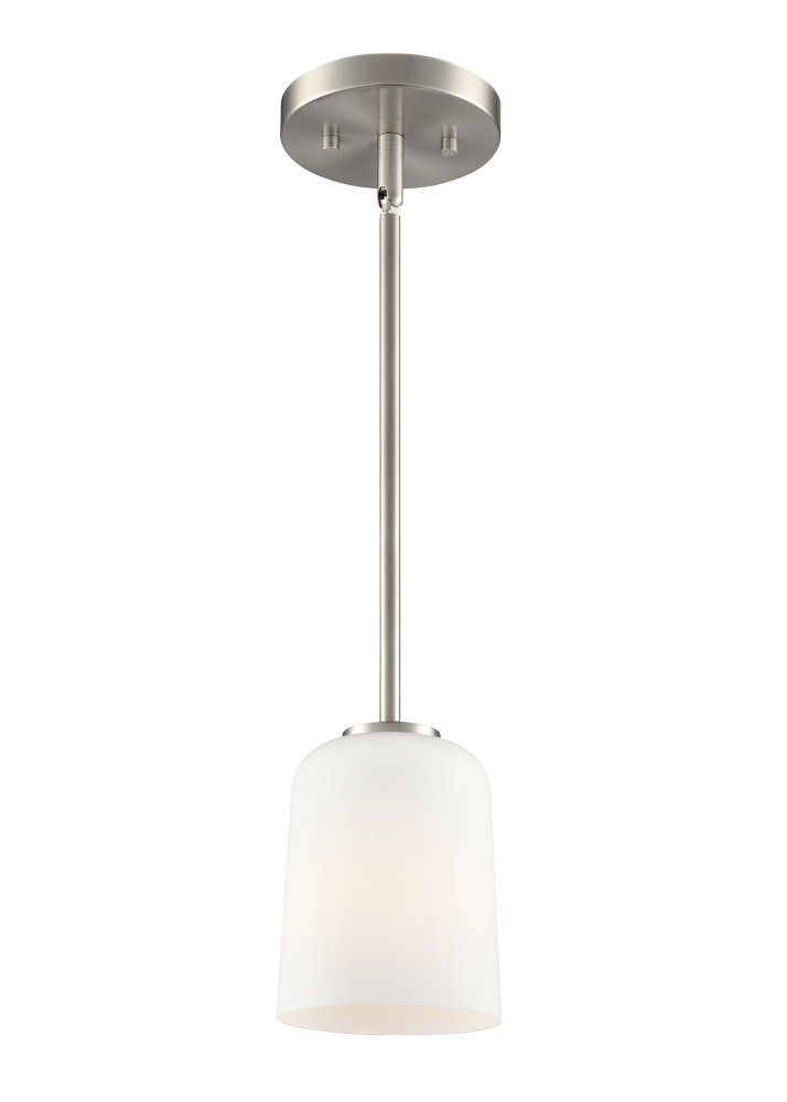Laphia 5&#34; Wide 1-Light Pendant - Brushed Nickel