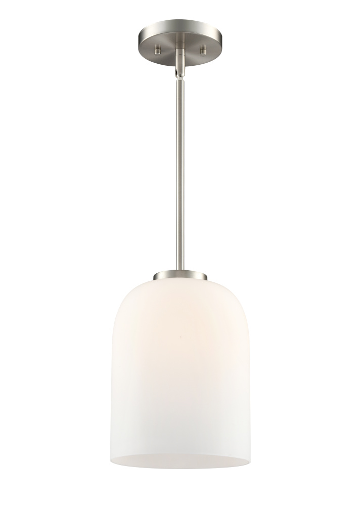 Laphia 8&#34; Wide 1-Light Pendant - Brushed Nickel