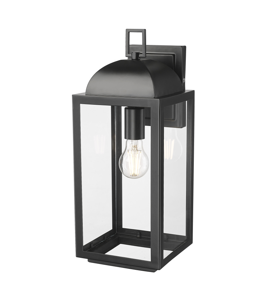 Beaufort 17.75&#34; High 1-Light Outdoor Wall Sconce - Powder Coated Black