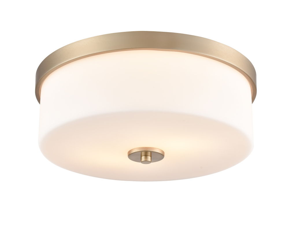 Laphia 13.25&#34; Wide 2-Light Flushmount - Modern Gold
