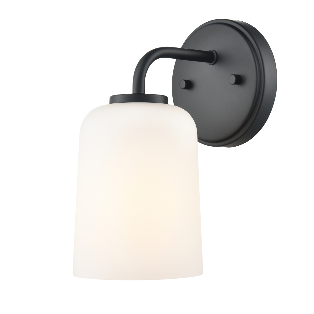 Laphia 5&#34; Wide 1-Light Vanity - Matte Black