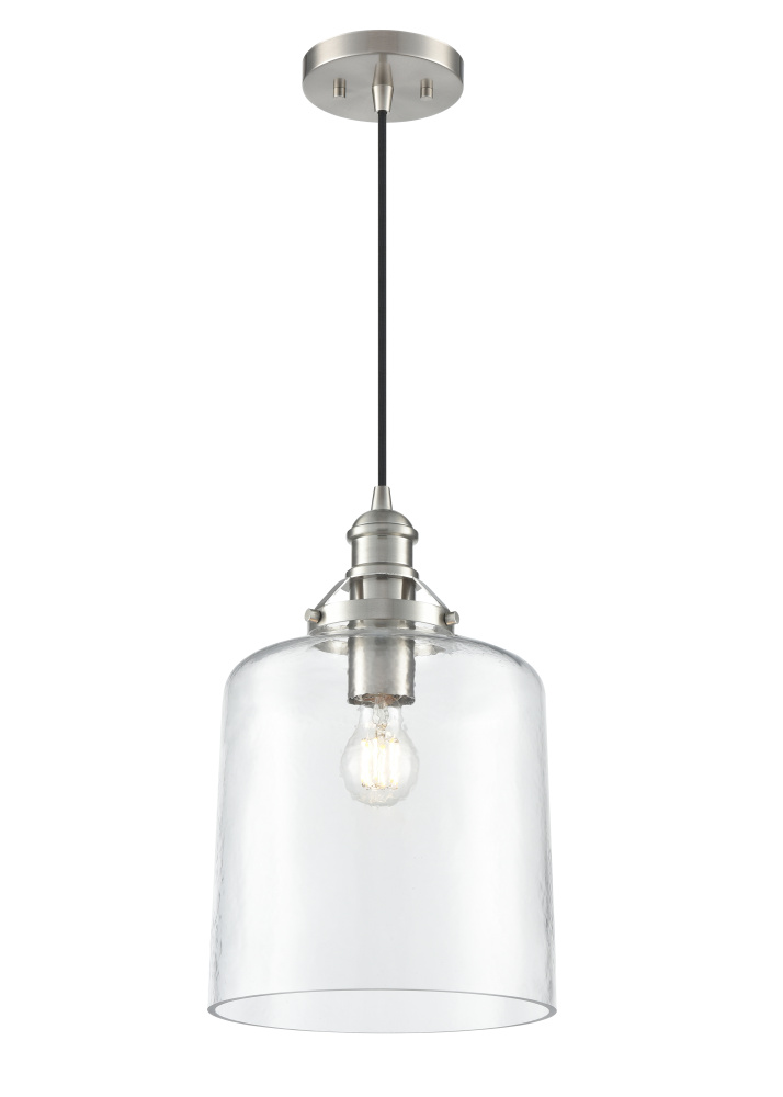 Khrisa 10&#34; Wide 1-Light Pendant - Brushed Nickel