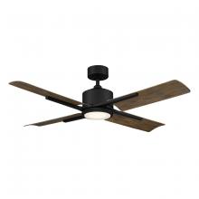 Modern Forms Canada - Fans Only FR-W1806-56L-MB/BW - Cervantes Downrod ceiling fan