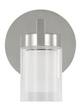 Visual Comfort & Co. Modern Collection KWWS19927N-277 - Kelly Wearstler Esfera 1-light dimmable LED small sconce with polished nickel finish