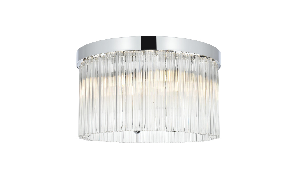 Flush Mount D16&#34;H10&#34;L4 Chrome