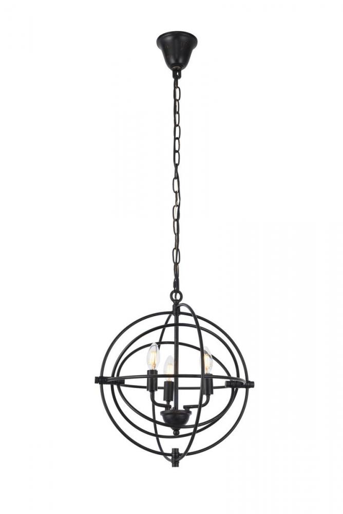 Vienna Pendant D17&#34; H18&#34; L3 DB