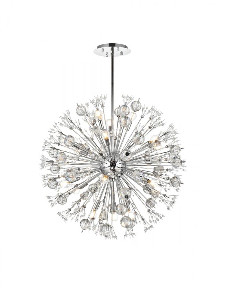 Hanging D32&#34;H32&#34;L18 Chrome