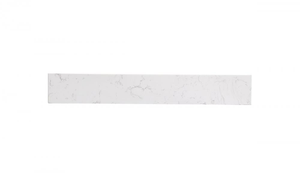 Back Splash 30&#34; Calacatta White