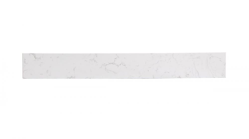 Back Splash 32&#34; Calacatta White