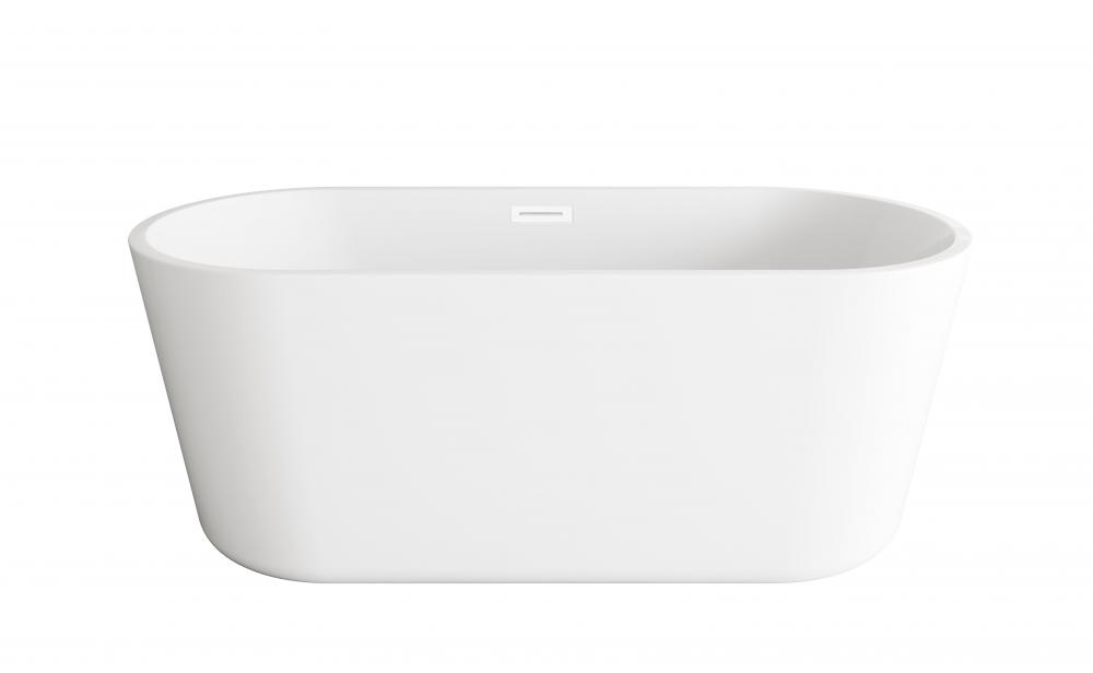 Bathtub 59.0&#34;27.5&#34;22.0&#34; GW with WHT drain kit
