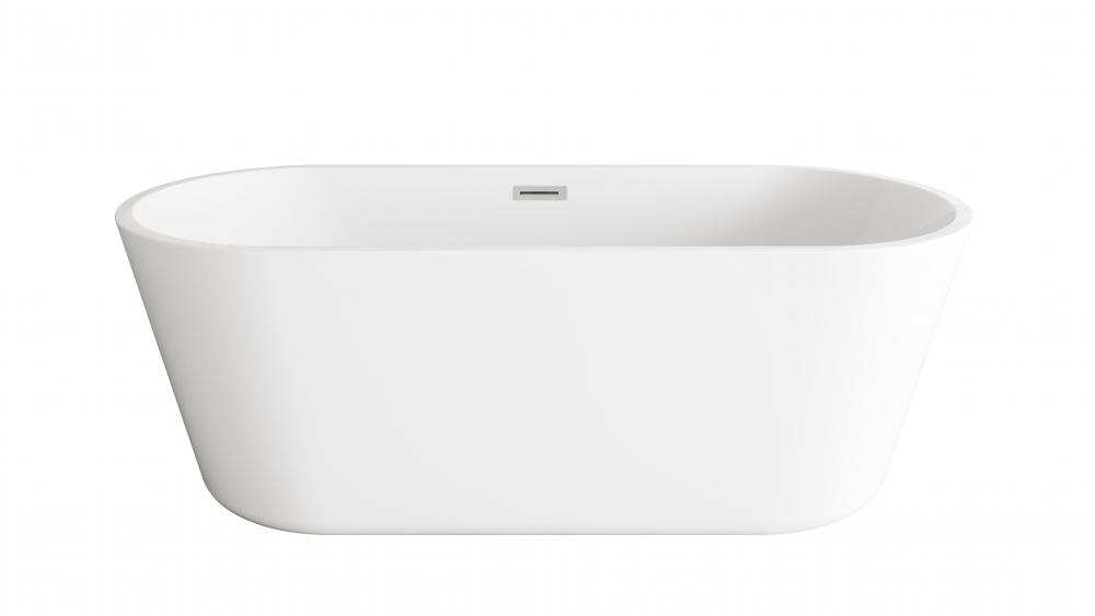 Bathtub 64.9&#34;28.3&#34;22.8&#34; GW with BNK drain kit