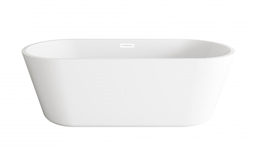 Bathtub 70.8&#34;31.4&#34;23.6&#34; GW with WHT drain kit
