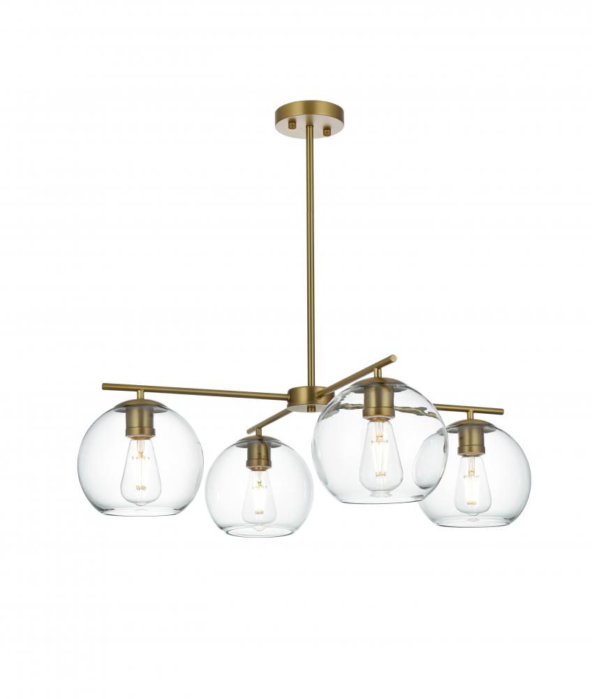 Opus Pendant Lamp D30.7&#34;H8.6&#34; Satin Gold