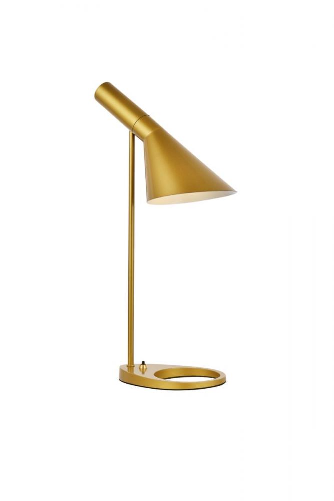 Juniper Table Lamp L13.7&#34;W6.1&#34;H20.3&#34; Brass