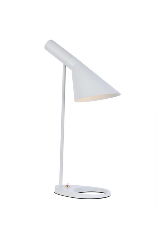 Juniper Table Lamp L13.7&#34;W6.1&#34;H20.3&#34; White