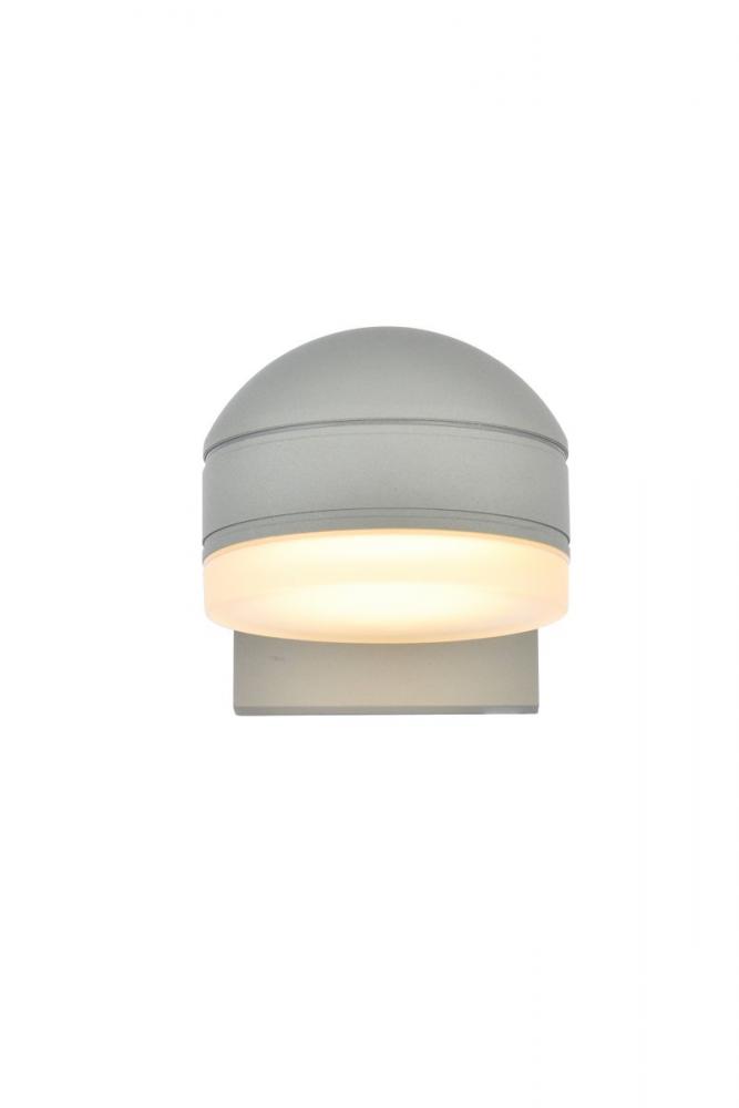 LED Wall Sconce D5&#39;&#39;E6.5&#39;&#39;H5.5&#39;&#39; Silver