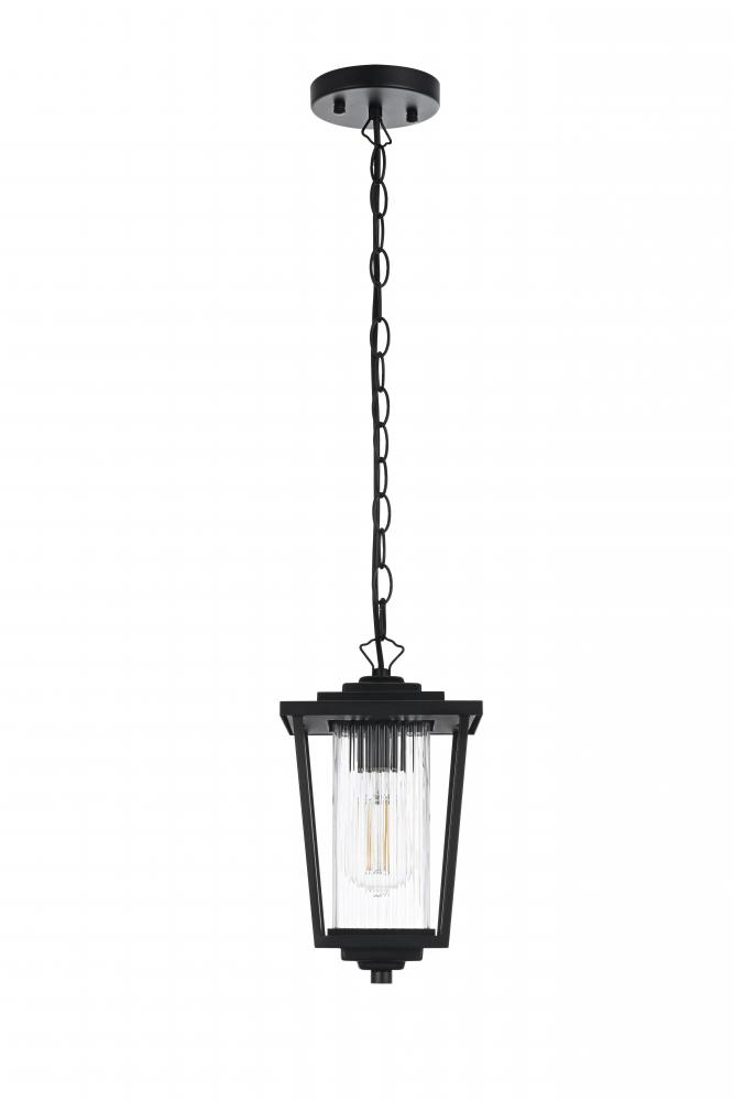 Outdoor Hanging L6.5&#34; H12.5&#34; E6.5&#34; L1 Black