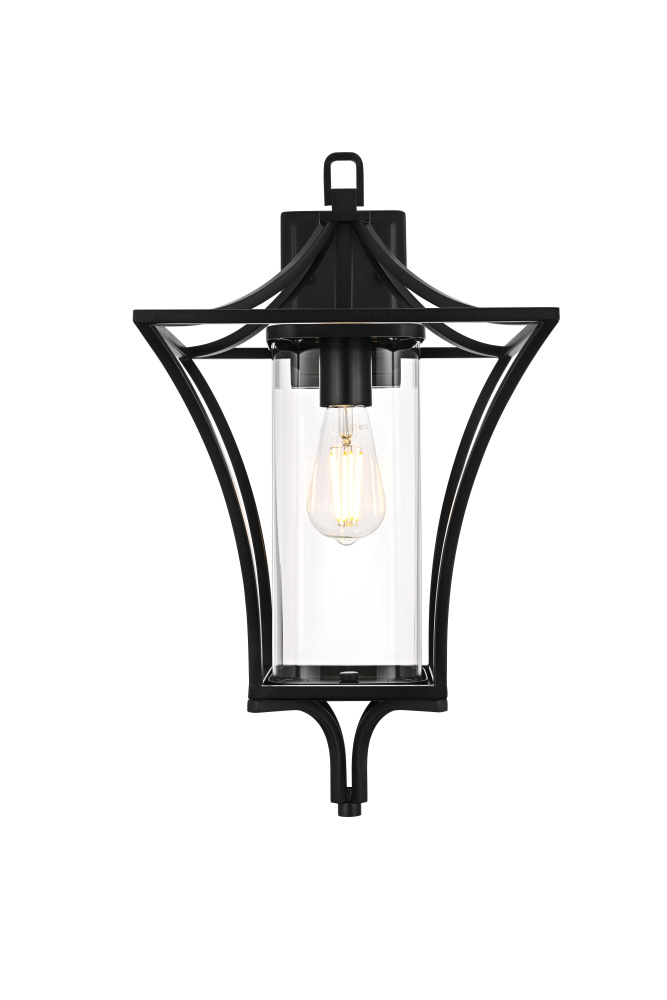 Wall sconce W12&#34; E13&#34; H21&#34; L1 Black (1Box)