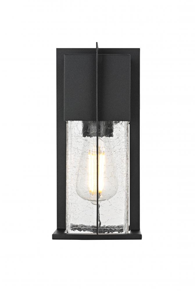 Wall sconce W5&#34; H11.5&#34; E6.5&#34; L1 Black