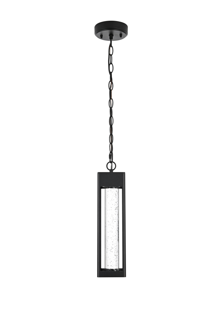 Hanging W3.7&#34;xD3.7&#34;xH15.4&#34; Lt1/LED/11W Black