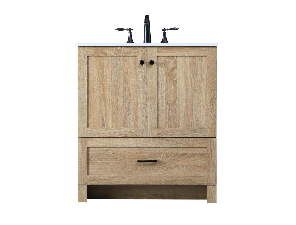 Vanity Cabinet 30&#34;x19&#34;x34&#34; VW Mango Wood