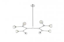 Elegant 3508D45C - Zayne 8 Light Pendant in Chrome