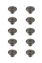 Elegant KB2011-AB-10PK - Corio 0.9" Diameter Antique Bronze Mushroom Knob Multipack (Set of 10)