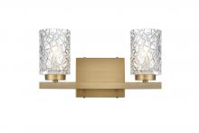 Elegant LD7026W14SG - Cassie 14 inch Wall Sconce in Satin Gold