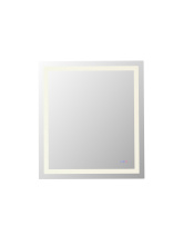 Elegant MRE83640 - Riven 40x36 LED Mirror, Adjustable Color 3000K/4200K/6400K