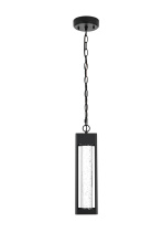 Elegant OD604H15BK - Hanging W3.7"xD3.7"xH15.4" Lt1/LED/11W Black