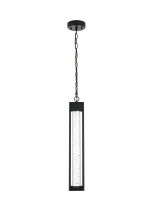 Elegant OD604H23BK - Hanging W3.7"xD3.7"xH23.4" Lt1/LED/11W Black