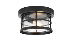 Elegant OD614F10BK - Flush Mount D10"xH5.9" Lt1/E26/60W Black