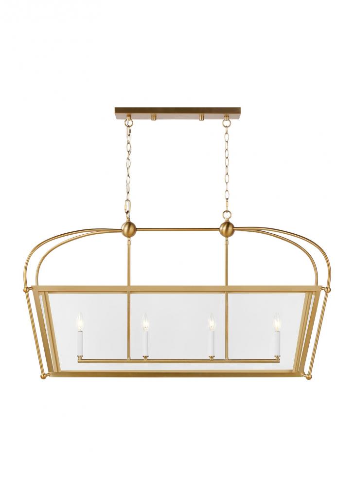 Charleston Four Light Linear Lantern