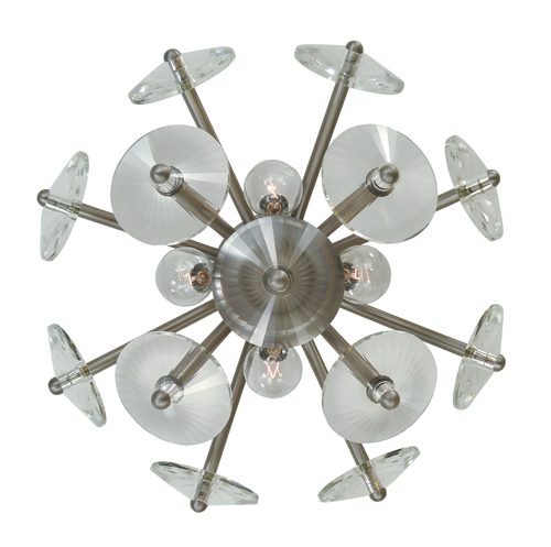 4-Light Polished Nickel Apogee Bath Sconce